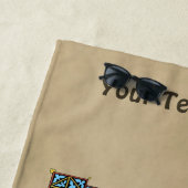 Serviette De Plage Bogatyr russe médiéval (En situation)