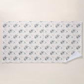 Serviette De Plage Bohème de cuisine (Devant)