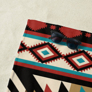 Serviette De Plage Boho Geometric