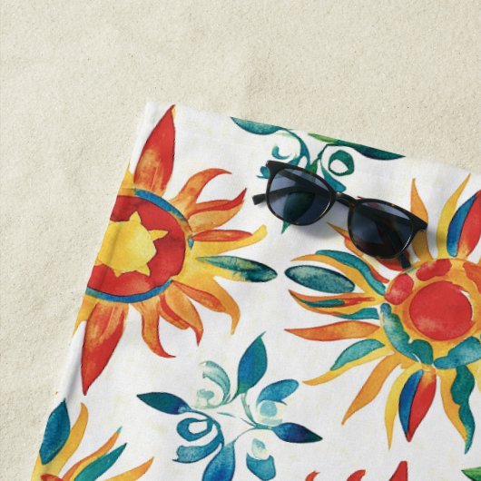 Serviette De Plage BOHO inspiré (En situation)