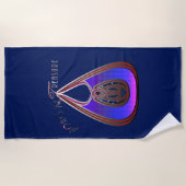 Serviette De Plage Boho My Treasure (Devant)