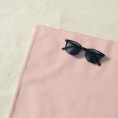 Serviette De Plage Boho rose rétro Daisy (En situation)