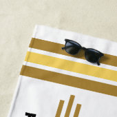 Serviette De Plage Boire de la bière amusante (En situation)