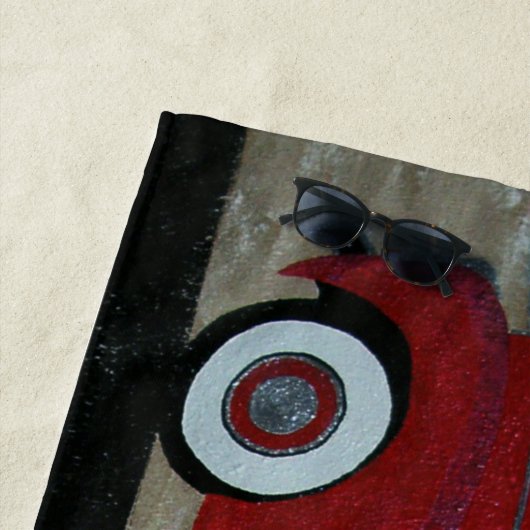 Serviette De Plage Bois (En situation)