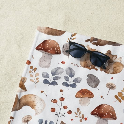 Serviette De Plage Bois Animaux Couleurs Garçons (En situation)