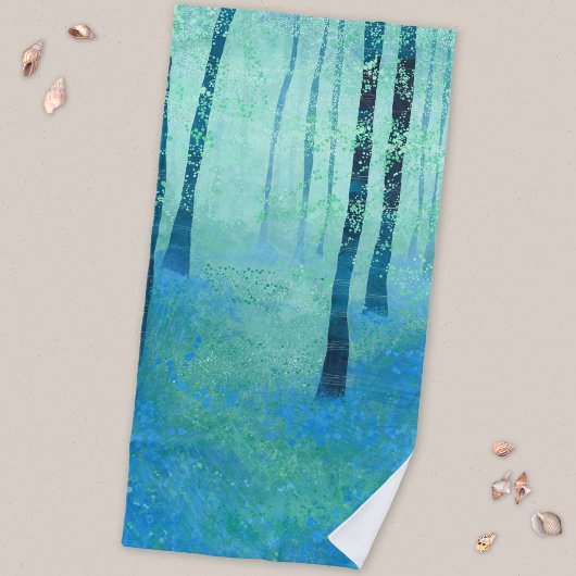Serviette De Plage Bois de Jacinthe des bois