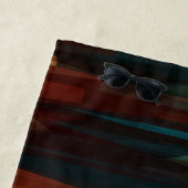 Serviette De Plage Bois du sud-ouest Abstrait (En situation)