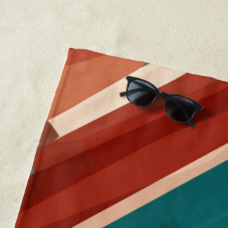 Serviette De Plage Bois et turquoise