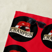 SERVIETTE DE PLAGE BOÎTE (En situation)