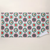 Serviette De Plage Bold Nurse Pattern (Devant)
