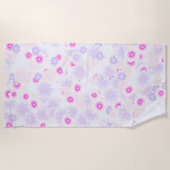 Serviette De Plage bombe à fleurs 5 (Devant)