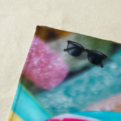 Serviette De Plage bonbons (En situation)