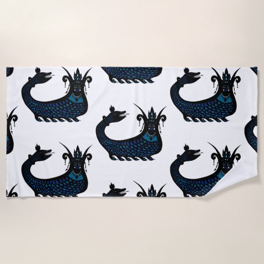 Serviette de plage Boncuk Meran (Devant)