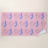 Serviette De Plage Bonheur (Devant)