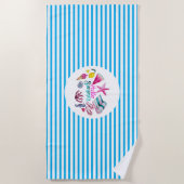 Serviette De Plage Bonjour été (Devant)