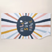 Serviette De Plage Bonjour Sunshine (Devant)