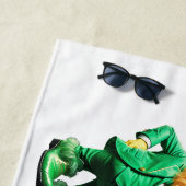 Serviette De Plage Bonne chance (En situation)