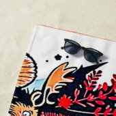 Serviette De Plage Bonne fête du Canada (En situation)