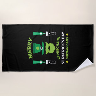 Serviette De Plage Bonne Saint Patrick d'Irlande Australie 17 mars