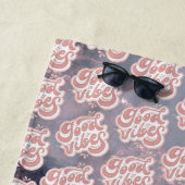 Serviette De Plage Bonne Vibration (En situation)