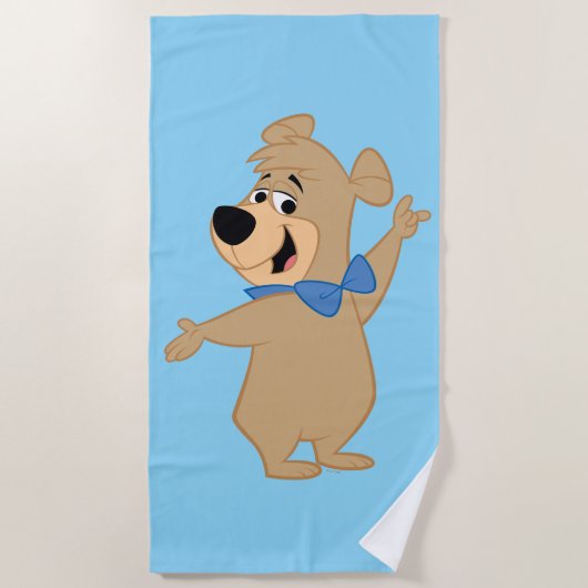 Serviette De Plage Boo Boo Bear Armoiries Large (Devant)