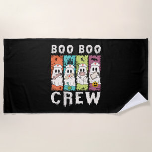 Serviette De Plage Boo Boo Crew Infirmière d'Halloween