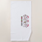 Serviette De Plage Boo Boo Crew Noël, infirmière fantôme surdimension (Devant)