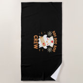 Serviette De Plage Boo Crew Drôle Fantôme Éffrayant Halloween Infirmi (Devant)
