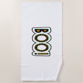 Serviette De Plage BOO Halloween (Devant)