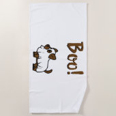 Serviette De Plage Boo Halloween (Devant)