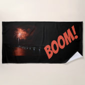 SERVIETTE DE PLAGE BOOM ! (Devant)