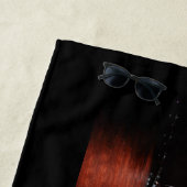 SERVIETTE DE PLAGE BOOM ! (En situation)