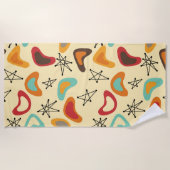 Serviette De Plage Boomerangs et étoiles (Devant)