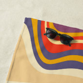 Serviette De Plage bord de mer rétro (En situation)