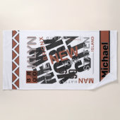Serviette De Plage Borough Blend : New York Legacy (Devant)