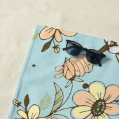 Serviette De Plage Botanical Decor (En situation)