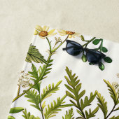 Serviette de plage botanique personnalisée (En situation)