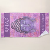 Serviette De Plage Bouddha Beach Towel (texte personnalisable) (Devant)
