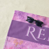 Serviette De Plage Bouddha Beach Towel (texte personnalisable) (En situation)