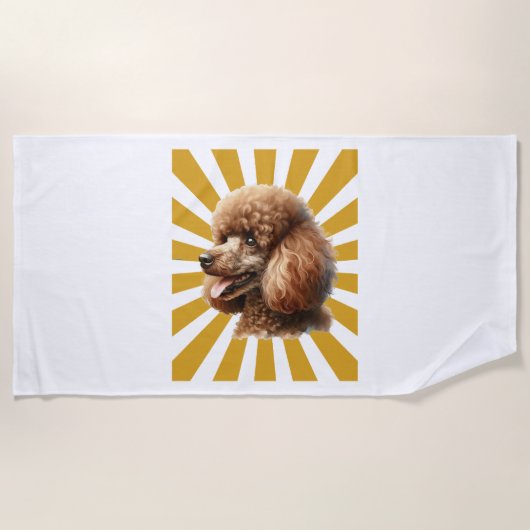 Serviette De Plage Bouddha le Gardien Doré (Devant)