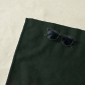 Serviette De Plage Boule de crème glacée au chocolat (En situation)