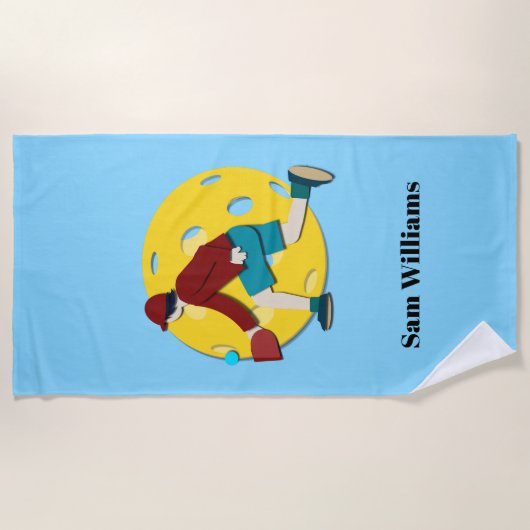 Serviette De Plage Boule de pique (Devant)