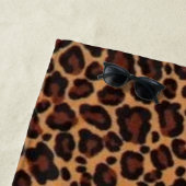 Serviette de plage bouledogue français (En situation)