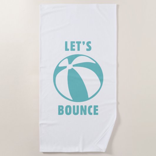 Serviette De Plage Bounce (Devant)