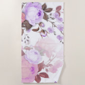 Serviette De Plage Bouquets de Roses 5 (Devant)