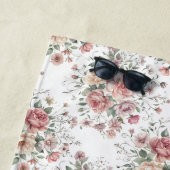 Serviette De Plage bouquets floraux vintage (En situation)