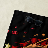 Serviette De Plage Bourse de café (En situation)