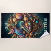 SERVIETTE DE PLAGE BOUTEILLE À ÉCHELON WHACKACKACKACKUP WHIMSICAL STE (Devant)