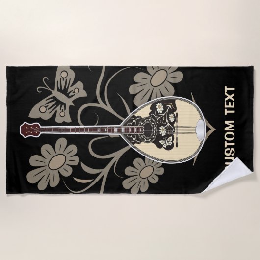 Serviette De Plage Bouzouki (Devant)