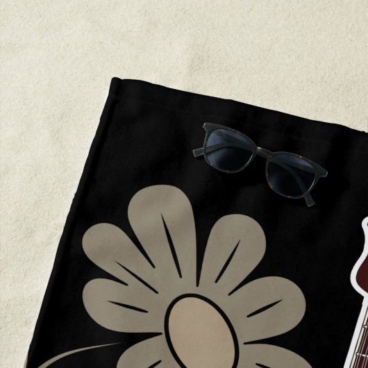 Serviette De Plage Bouzouki (En situation)